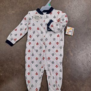 Garanimals 6-9 month footed PJs